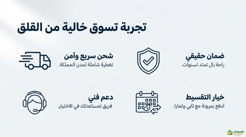 مميزات الشراء من مراتب ومفارش سليب واي