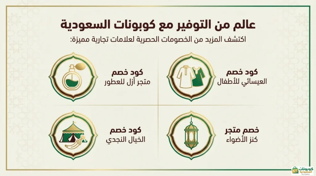 كوبونات خصم اخرى حصريه من كوبونات السعودية