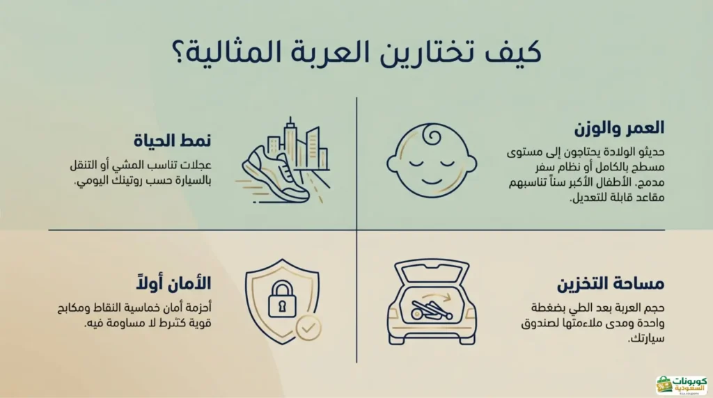كيف تختارين افضل عربية اطفال؟